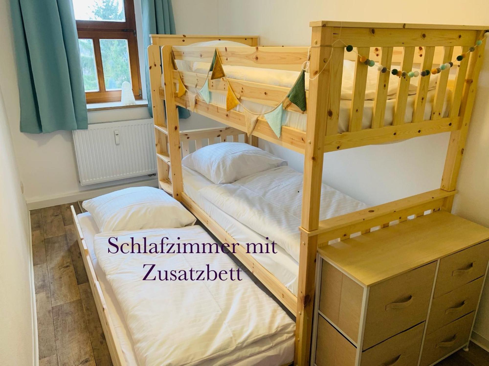 Am Schloss Wolkenstein, 86M2, 3Br, Babybett, Office Exterior foto