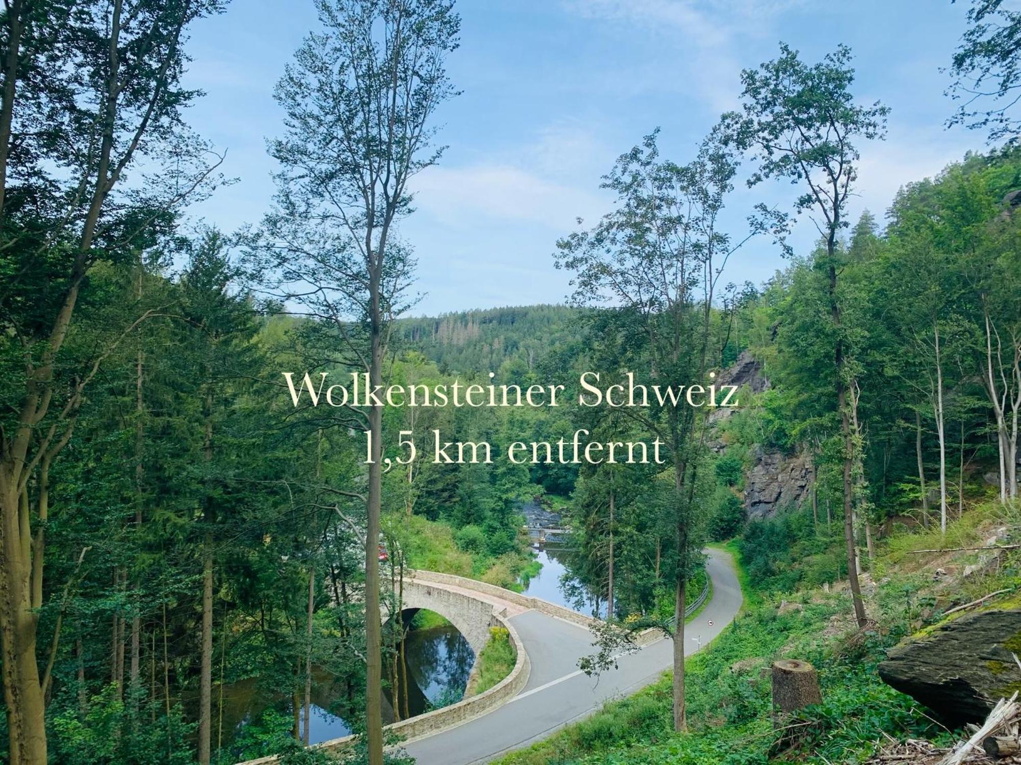 Am Schloss Wolkenstein, 86M2, 3Br, Babybett, Office Exterior foto