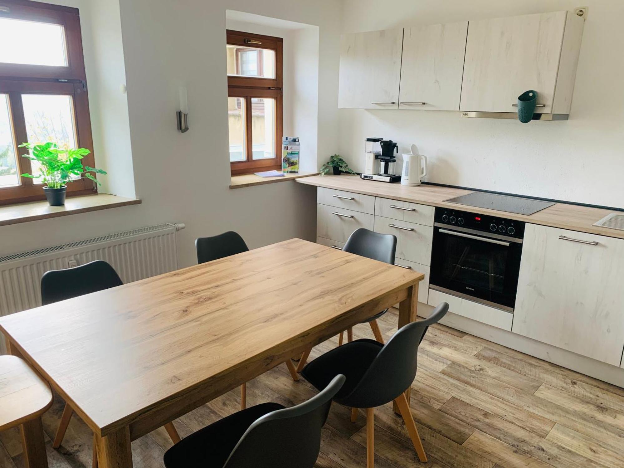 Am Schloss Wolkenstein, 86M2, 3Br, Babybett, Office Exterior foto
