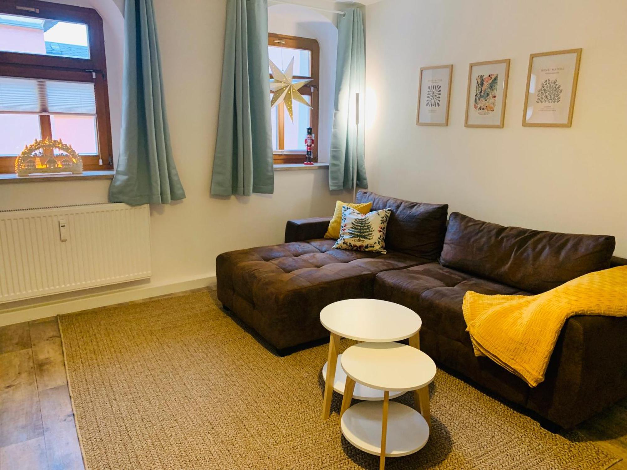 Am Schloss Wolkenstein, 86M2, 3Br, Babybett, Office Exterior foto